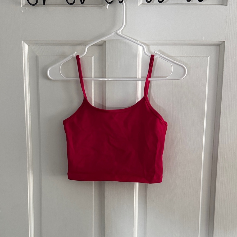 Balance athletics (now vitality) pinkish Red Women's Crop Top